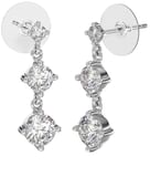 BJT421 ORECCHINI 3CRYST 24MM STAINLESS STEEL