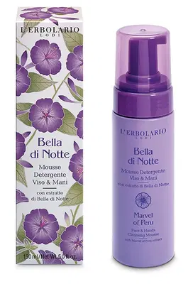BELLA DI NOTTE MOUSSE DETERGENTE VISO MANI 150 ML BELLA DI NOTTE MOUSSE DETERGENTE VISO MANI 150 ML
