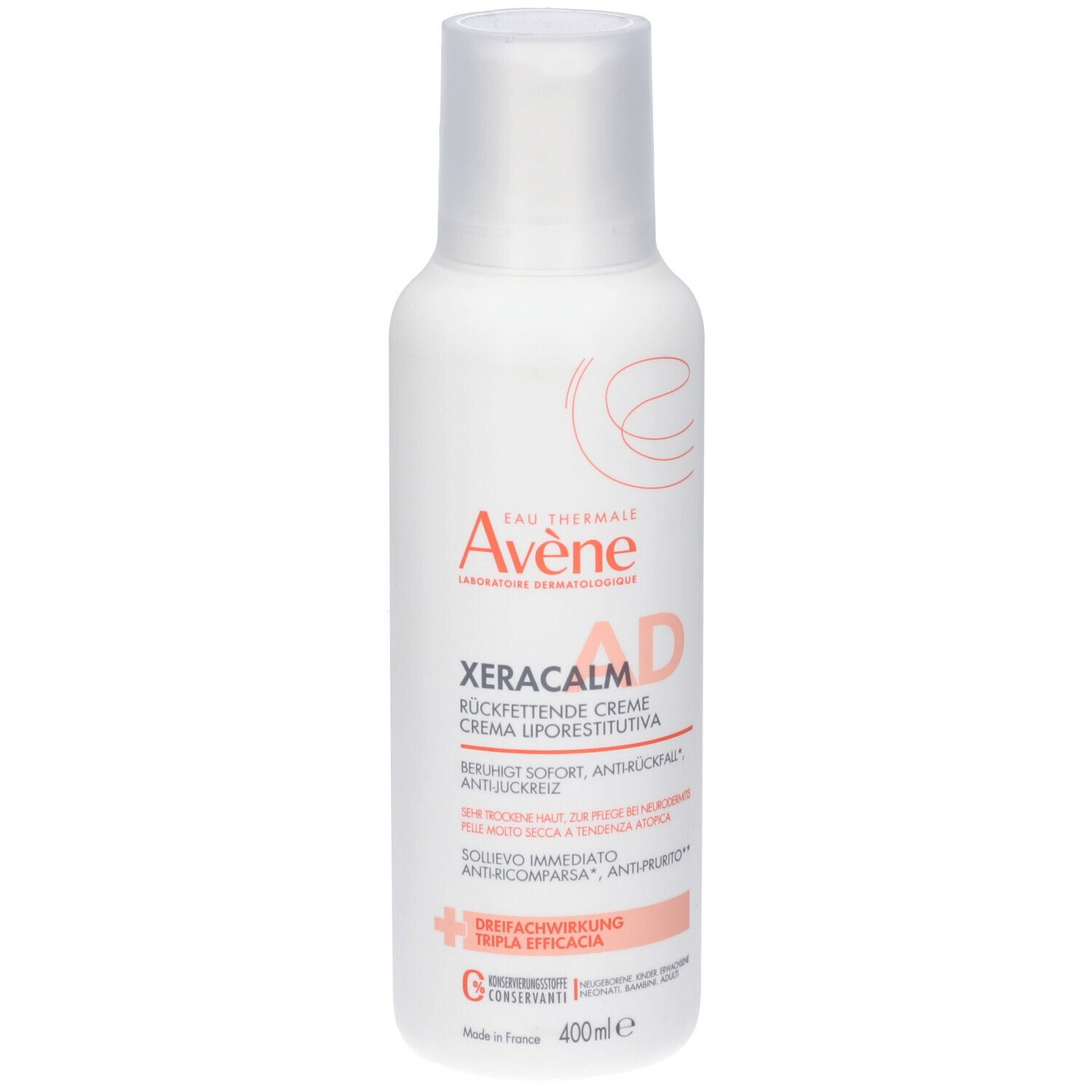 AVENE XERACALM AD CREMA LIPORESTITUTIVA 400 ML NUOVA FORMULA
