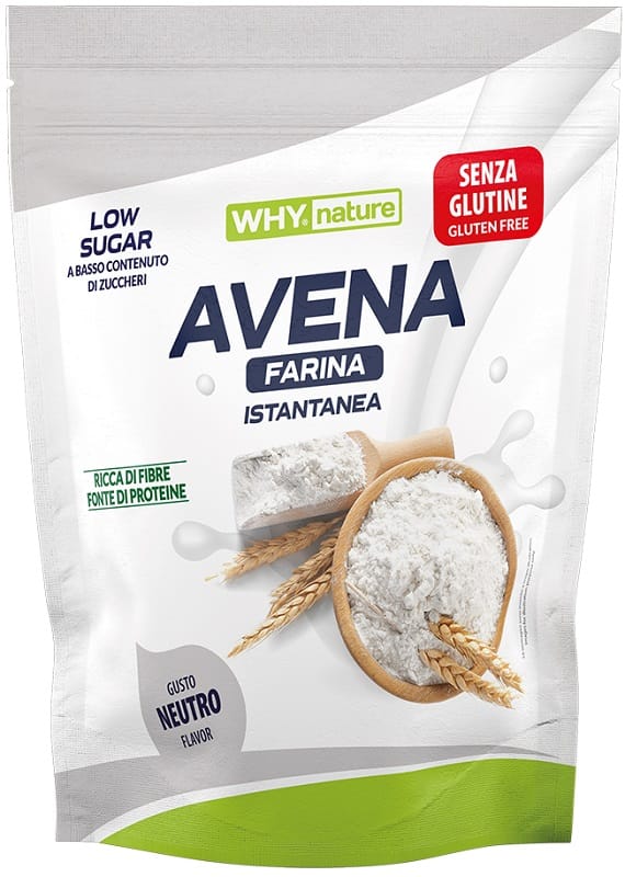 WHYNATURE AVENA FARINA SENZA GLUTINE NEUTRO 1 KG
