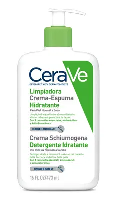CERAVE CREMA SCHIUMOGENA DETERGENTE IDRATANTE 473 ML CERAVE CREMA SCHIUMOGENA DETERGENTE IDRATANTE 473 ML