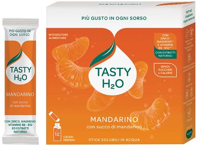 TASTY H2O MANDARINO 12 STICK