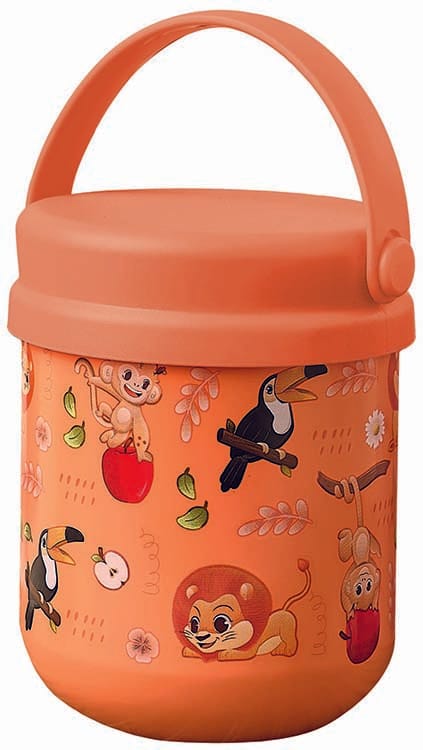 NEAVITA PORTA MERENDA KIDS ARANCIONE