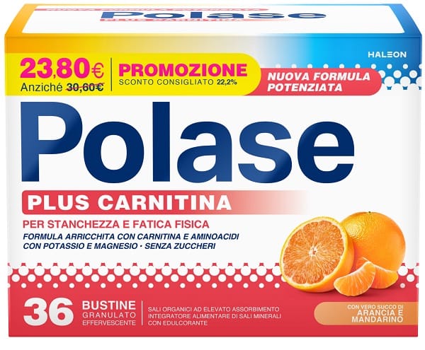 POLASE PLUS CARNITINA PROMO 36 BUSTINE GRANULATO EFFERVESCENTE DA 6,8 G