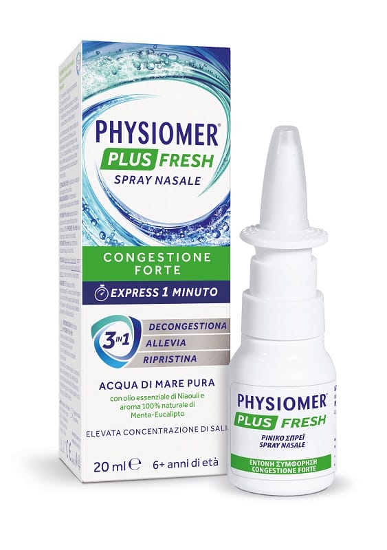SPRAY NASALE PHYSIOMER PLUS FRESH 20 ML