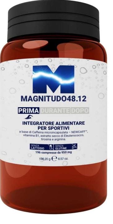 MAGNITUDO 48 12 PRIMA 196 COMPRESSE 950 MG SENZA GLUITNE SENZA LATTOSIO