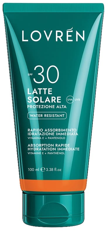 LOVREN CREMA SOLARE VISO CORPO PROTEZIONE ALTA SPF30 100 ML