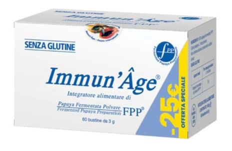 IMMUN'AGE 60 BUSTINE TAGLIO PREZZO