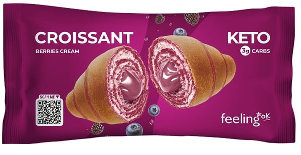 FEELING OK CROISSANT RIPIENO DI CREMA AI FRUTTI DI BOSCO 50 G