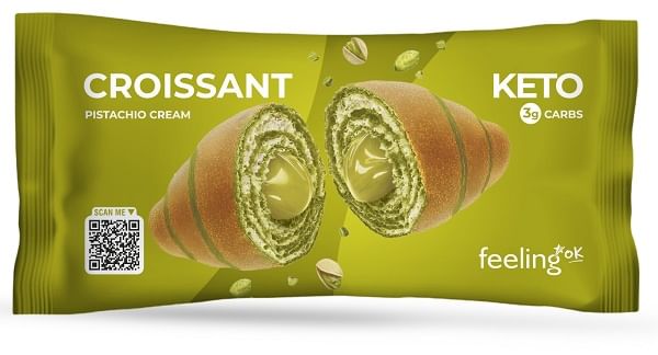 FEELING OK CROISSANT RIPIENO DI CREMA AL PISTACCHIO 50 G