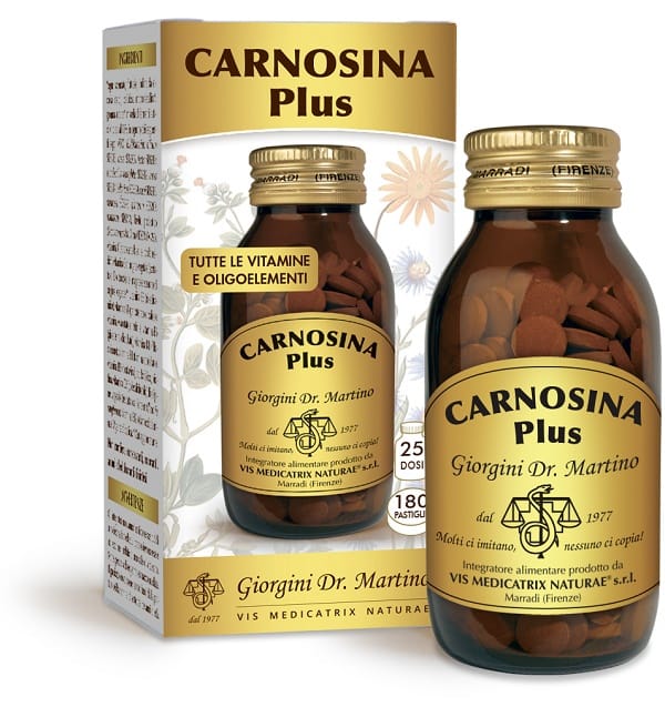 CARNOSINA PLUS 180 PASTIGLIE 500 MG