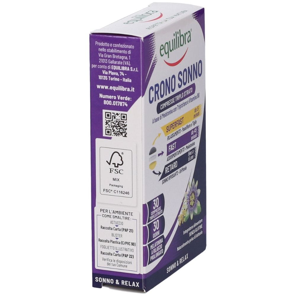 EQUILIBRA CRONO SONNO 30 COMPRESSE