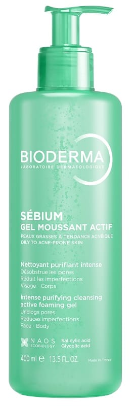 Sebium Gel Moussant Actif 400 Ml