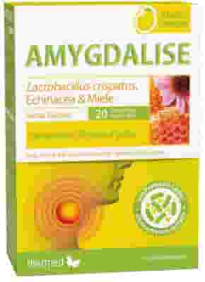 AMYGDALISE MIELE LIMONE 20 COMPRESSE MASTICABILI