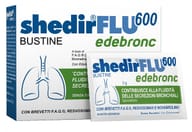 SHEDIRFLU 600 EDEBRONC 20 BUSTINE DA 3 G GUSTO ARANCIA, SENZA GLUTINE, NATURALMENTE PRIVO DI LATTOSIO, SENZA ZUCCHERI, CON EDULCORANTE