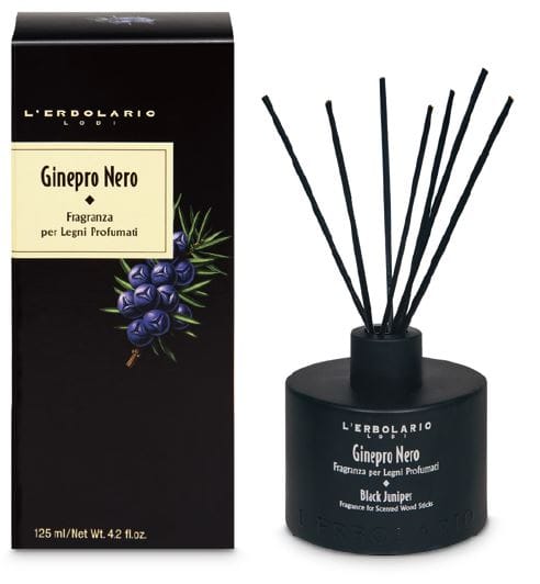 GINEPRO NERO FRAGRANZA LEGNI PROFUMATI CON BASTONCINI NERI 125 ML