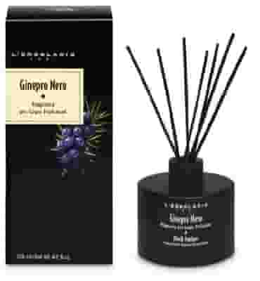 GINEPRO NERO FRAGRANZA LEGNI PROFUMATI CON BASTONCINI NERI 125 ML
