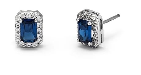 VERAME' ORECCHINI ANASTASIA ARGENTO BLU