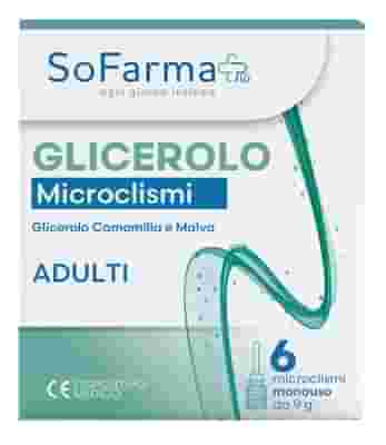 GLICEROLO MICROCLISMI ADULTI 9 G 6 PEZZI SOFARMAPIU'