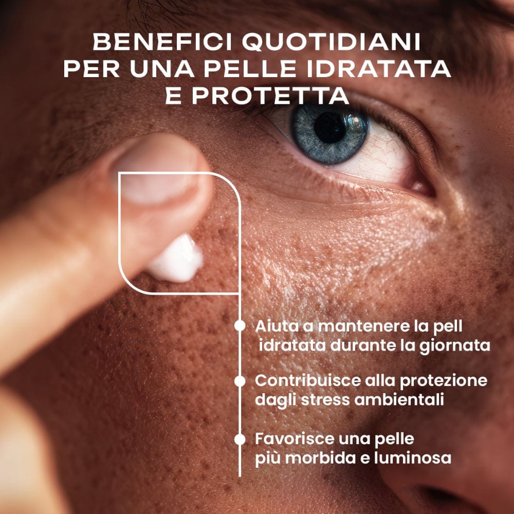 Crema Viso Giorno Idratante Antiossidante con Acido Ialuronico – INEENOS Antioxiday! (50 ml) – protezione quotidiana e luminosità della pelle