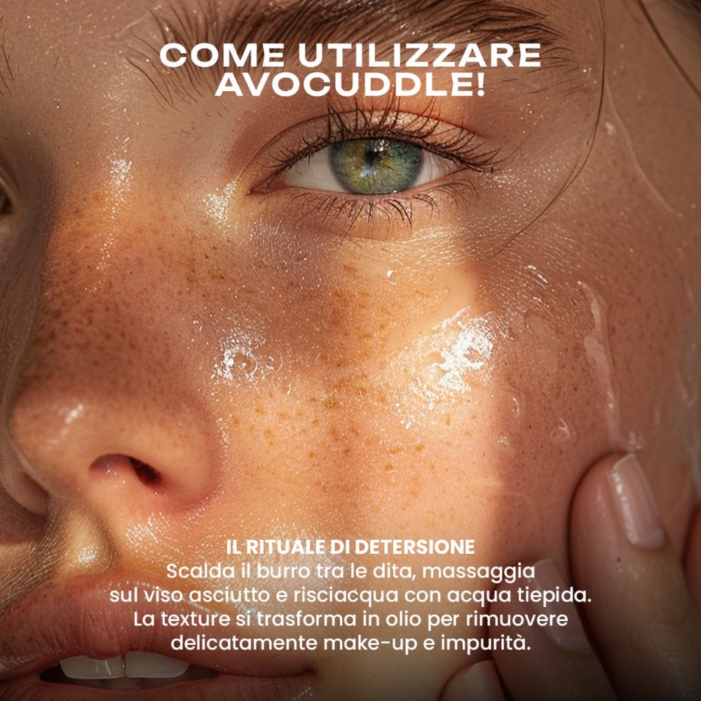 Burro Struccante Nutriente & Delicato – INEENOS Avocuddle! (50 ml) – rimuove make-up e impurità lasciando la pelle morbida e confortevole