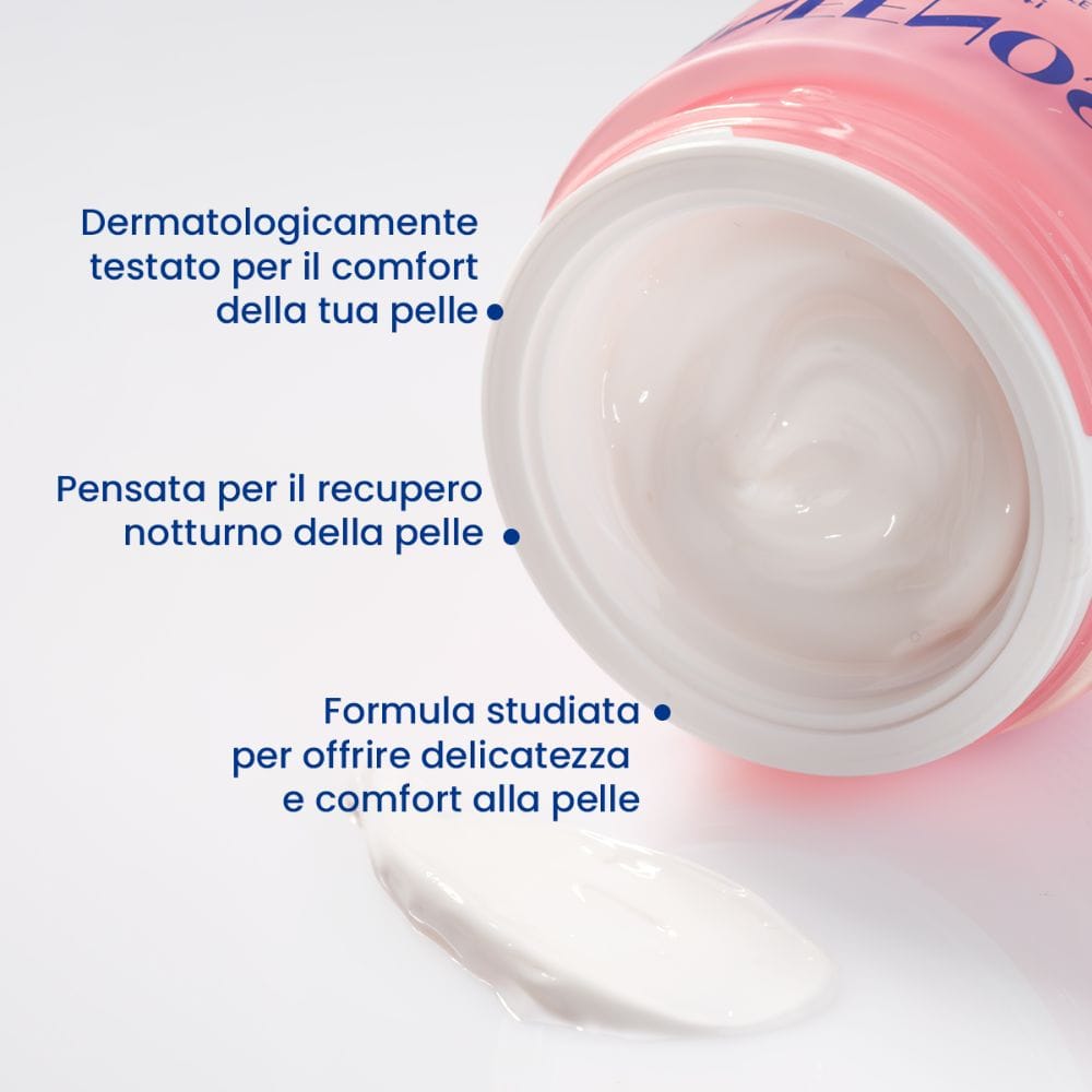 Crema Viso Notte Idratante Nutriente – INEENOS Nightlight! (50 ml) – crema notte illuminante e antiossidante per una pelle morbida e luminosa al risveglio