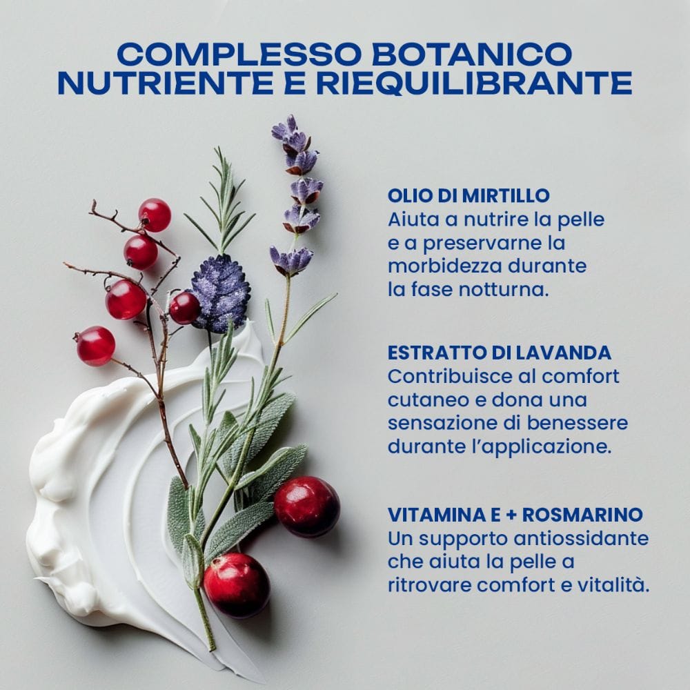 Crema Viso Notte Idratante Nutriente – INEENOS Nightlight! (50 ml) – crema notte illuminante e antiossidante per una pelle morbida e luminosa al risveglio