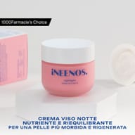 Crema Viso Notte Idratante Nutriente – INEENOS Nightlight! (50 ml) – crema notte illuminante e antiossidante per una pelle morbida e luminosa al risveglio