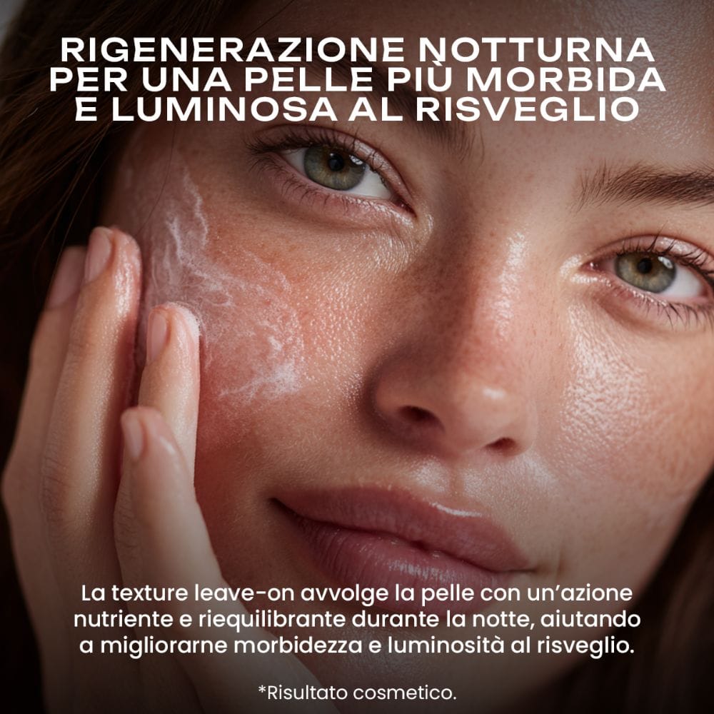 Crema Viso Notte Idratante Nutriente – INEENOS Nightlight! (50 ml) – crema notte illuminante e antiossidante per una pelle morbida e luminosa al risveglio