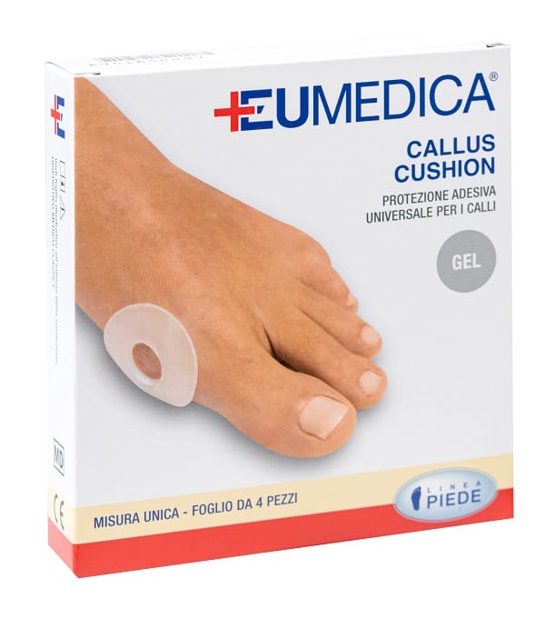 CALLUS CUSHION LINEA PIEDE EUMEDICA ARTICOLO S063F MISURA UNICA 4 PEZZI