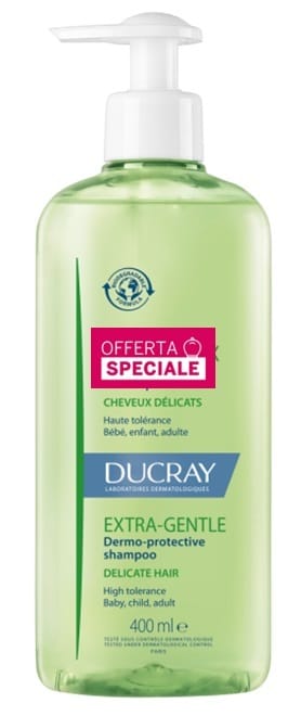DUCRAY EXTRA GENTLE DERMOPROTECTIVE SHAMPOO 400 ML OFFERTA SPECIALE