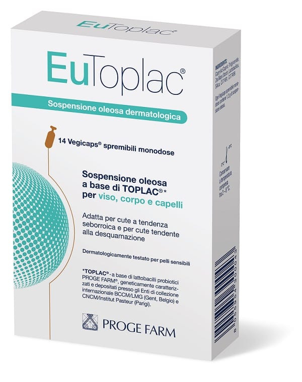 EUTOPLAC SOSPENSIONE OLEOSA DERMATOLOGICA 14 CAPSULE SPREMIBILI