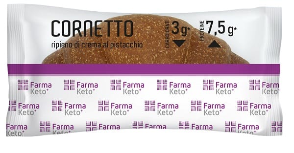 FARMAKETO CORNETTO RIPIENO CREMA PISTACCHIO 50 G