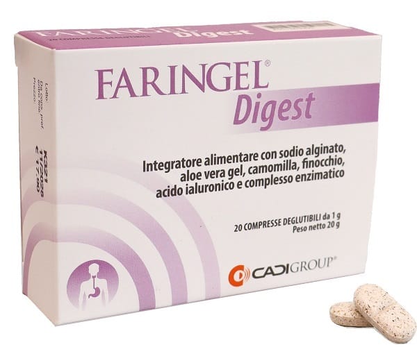 FARINGEL DIGEST 20 COMPRESSE DEGLUTIBILI