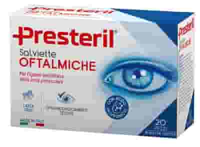 SALVIETTE OFTALMICHE PRESTERIL 20 PEZZI