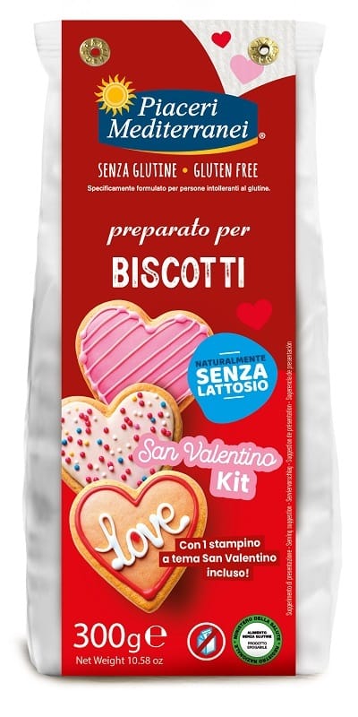 PIACERI MEDITERRANEI PREPARATO BISCOTTI SAN VALENTINO 300 G