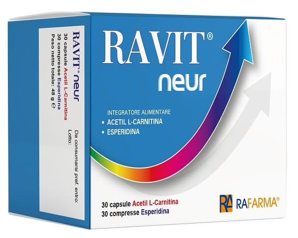 l carnitina da diarrea RAVIT NEUR 30 COMPRESSE + 30 CAPSULE