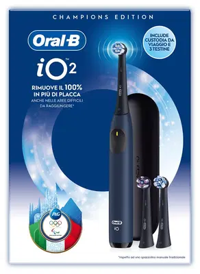ORALB IO2 CORTINA SPAZZOLINO ELETTRICO RICARICABILE + TC ORALB IO2 CORTINA SPAZZOLINO ELETTRICO RICARICABILE + TC