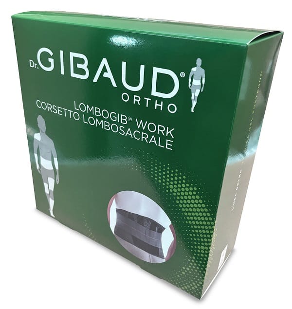 GIBAUD ORTHO CORSETTO LOMBOSACRALE LOMBOGIB WORK H26 TAGLIA 02