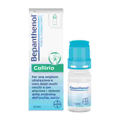  Bepanthenol Collirio - Lacrime artificiali occhi secchi senza conservanti, 10 ml