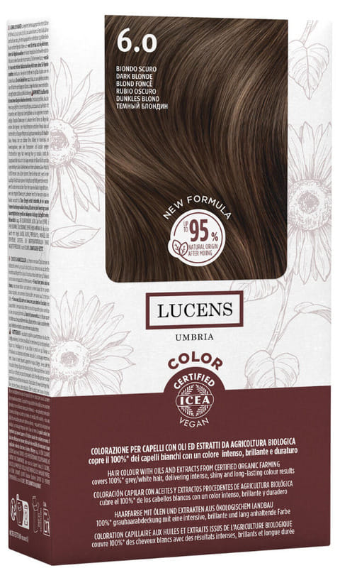 LUCENS UMBRIA TINTA COLOR LUCENS 6.00 BIONDO SCURO 135 ML