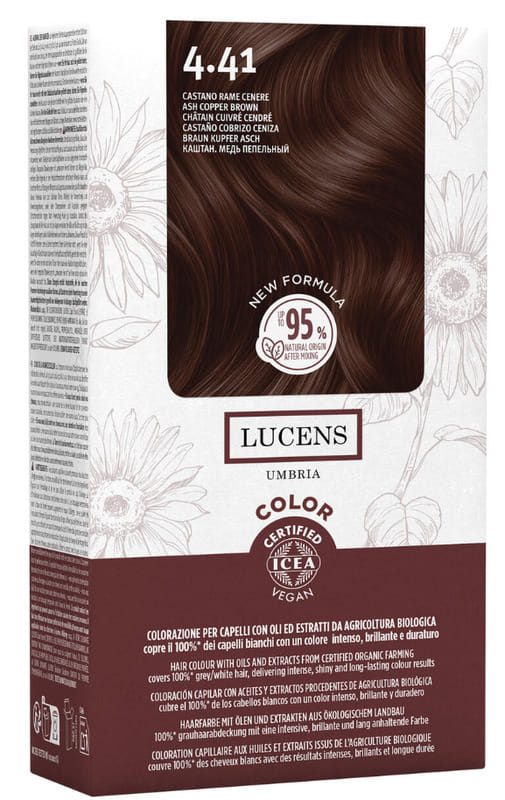 LUCENS UMBRIA TINTA COLOR LUCENS 4.41 CASTANO RAME CENERE 135 ML