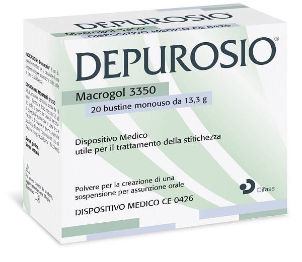 DEPUROSIO 20 BUSTINE DA 13,3 G SENZA GLUTINE SENZA LATTOSIO