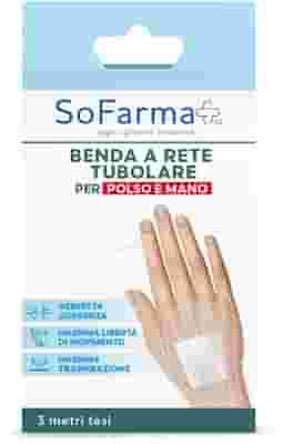 BENDA A RETE TUBOLARE SOFARMAPIU' PER POLSO E MANO 3 METRI TESI