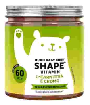 BEARS WITH BENEFITS BURN BABY BURN SHAPE VITAMIN 60 CARAMELLE GOMMOSE CON EDULCORANTI SENZA ZUCCHERI