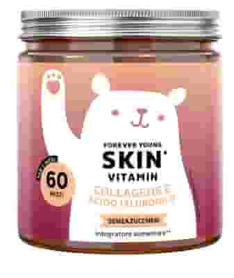 BEARS WITH BENEFITS FOREVER YOUNG SKIN VITAMIN 60 CARAMELLE GOMMOSE CON EDULCORANTI SENZA ZUCCHERI