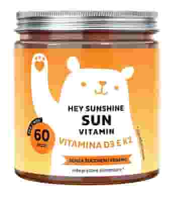 BEARS WITH BENEFITS HEY SUNSHINE SUN VITAMIN CON D3 60 CARAMELLE GOMMOSE CON EDULCORANTI SENZA ZUCCHERI