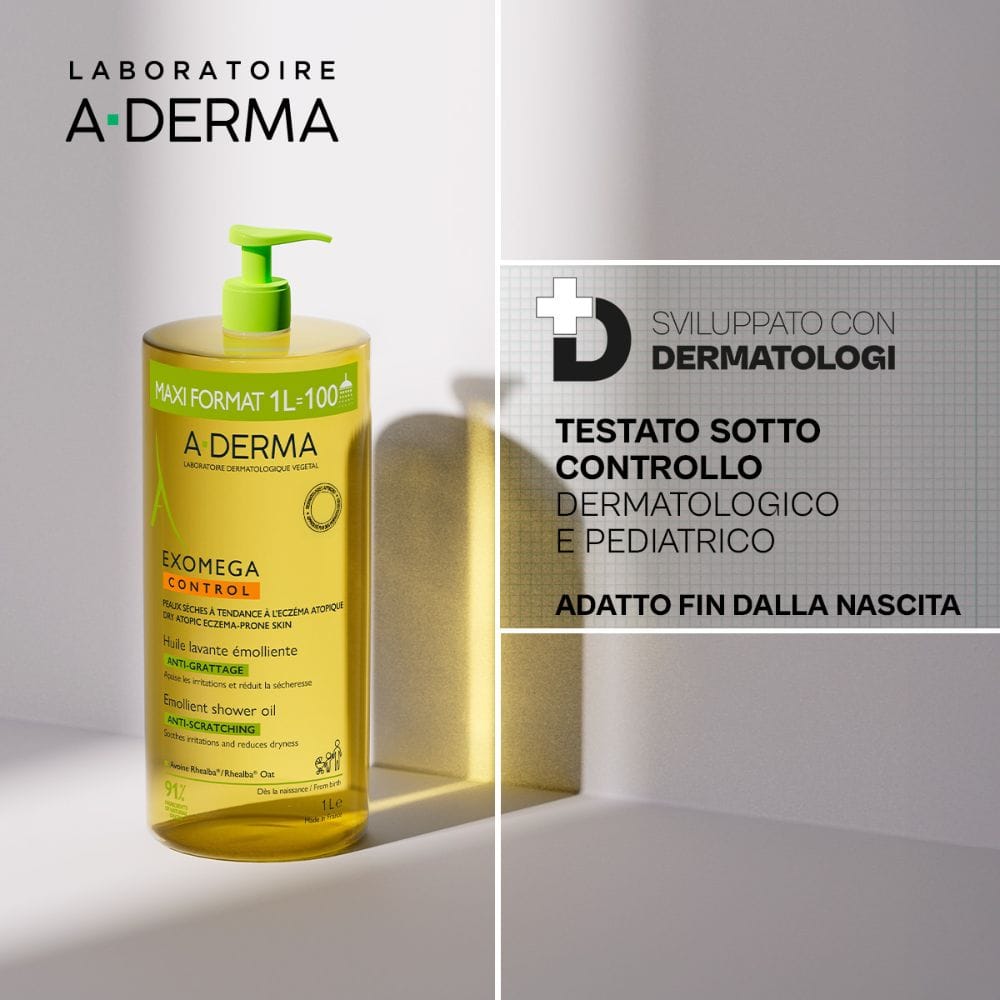 EXOMEGA CONTROL OLIO LAVANTE EMOLLIENTE 1 LITRO