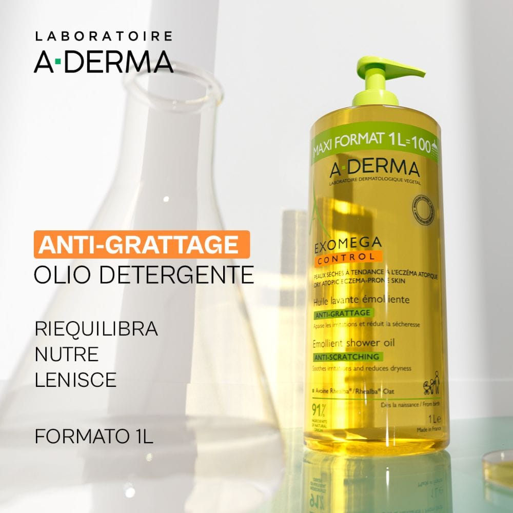 EXOMEGA CONTROL OLIO LAVANTE EMOLLIENTE 1 LITRO