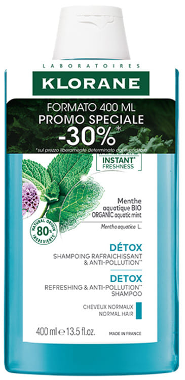 KLORANE SHAMPOO MENTA ACQUATICA USO FREQUENTE 400 ML OFFERTA 2026